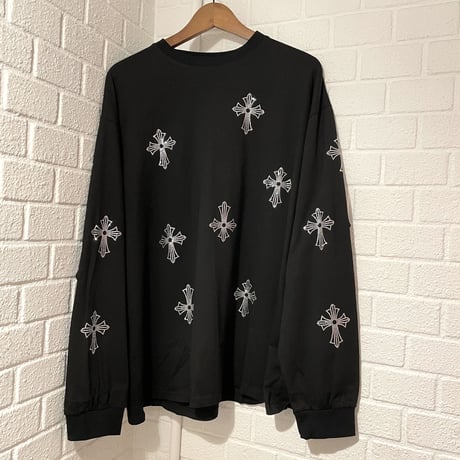 Mismatch NYC/Cross stone Long sleeve Tee