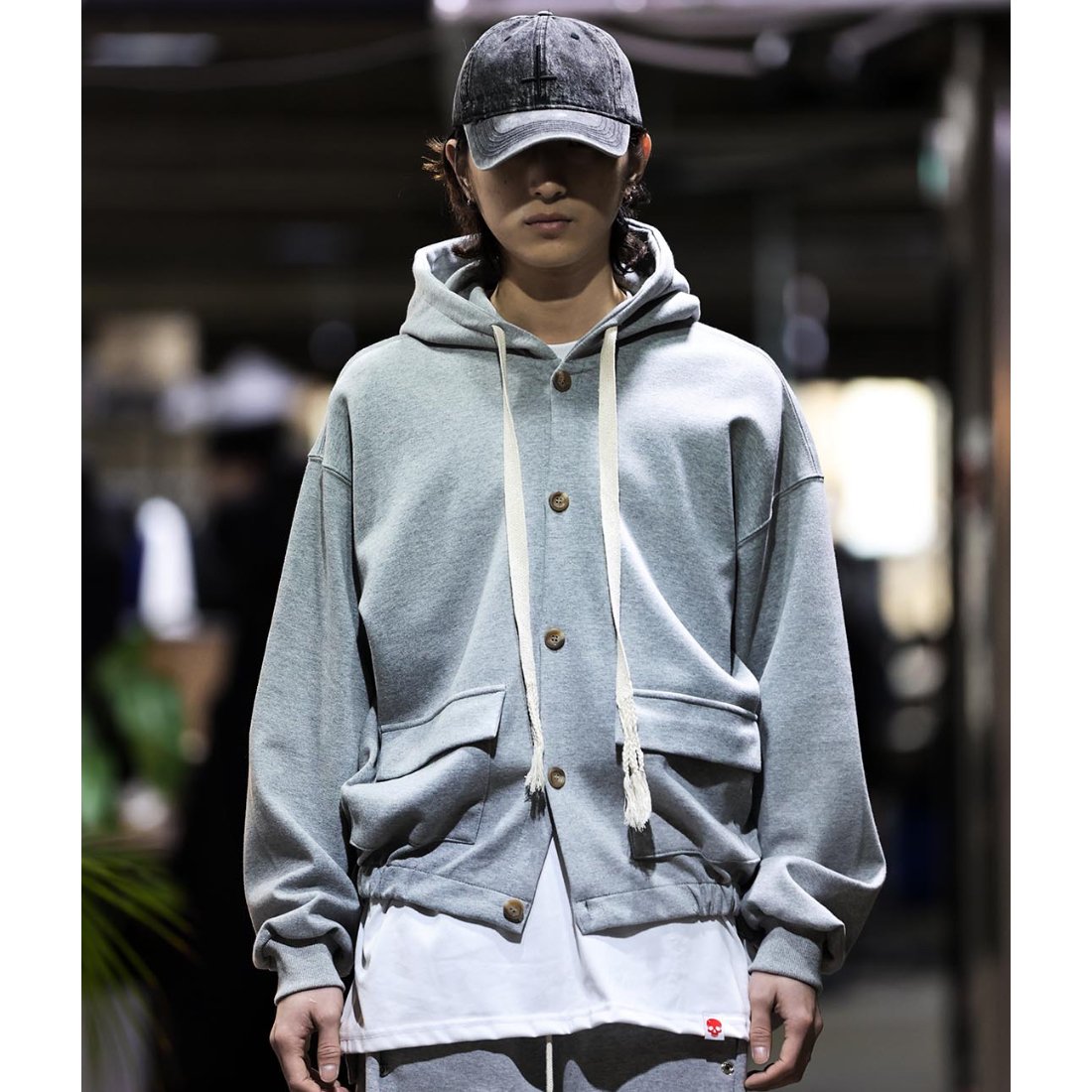 By The R/ Button Up Hoodie 