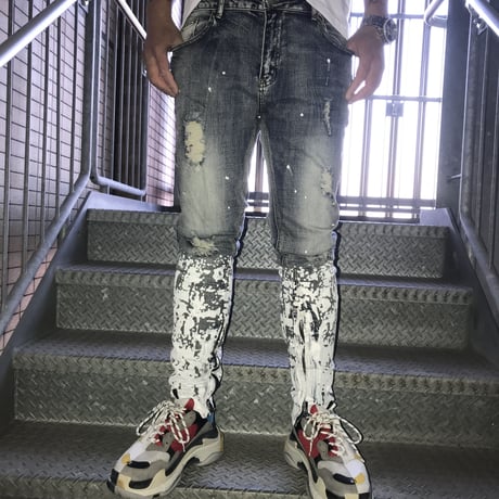 Cooper Nine/ Paint Denim