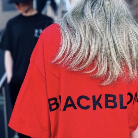 BLACK BLOND/Smile classic Tee BLUE