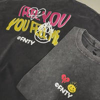 FNTY/  I FEEL YOU TSHIRTS "VINTAGE  BLACK"