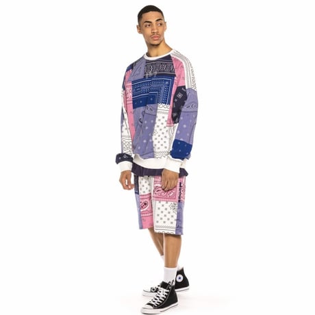 GRMY/BANDANA ALL OVER print Crewneck