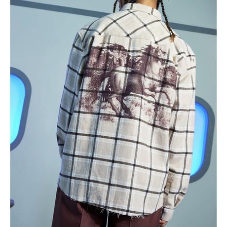 BOHOO /oversize check shirts