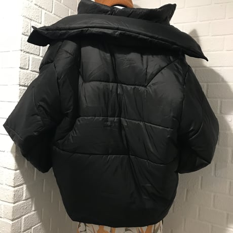 COLLUSION Studios /layered Puffer Jacket BLACK