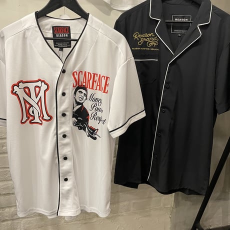 Reason Clothing Newyork/SCARFACE baseball shirts