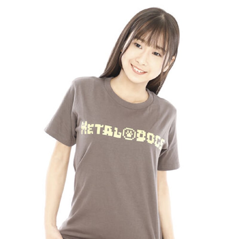 SOLD OUT】メタルドッグス PIXEL Tシャツ -チャコール- | games-g