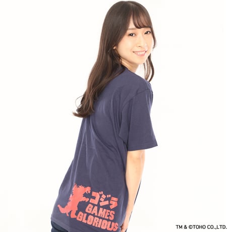 【GG限定カラー】GODZILLA NES Startup Tシャツ -ミッドナイトブルー-