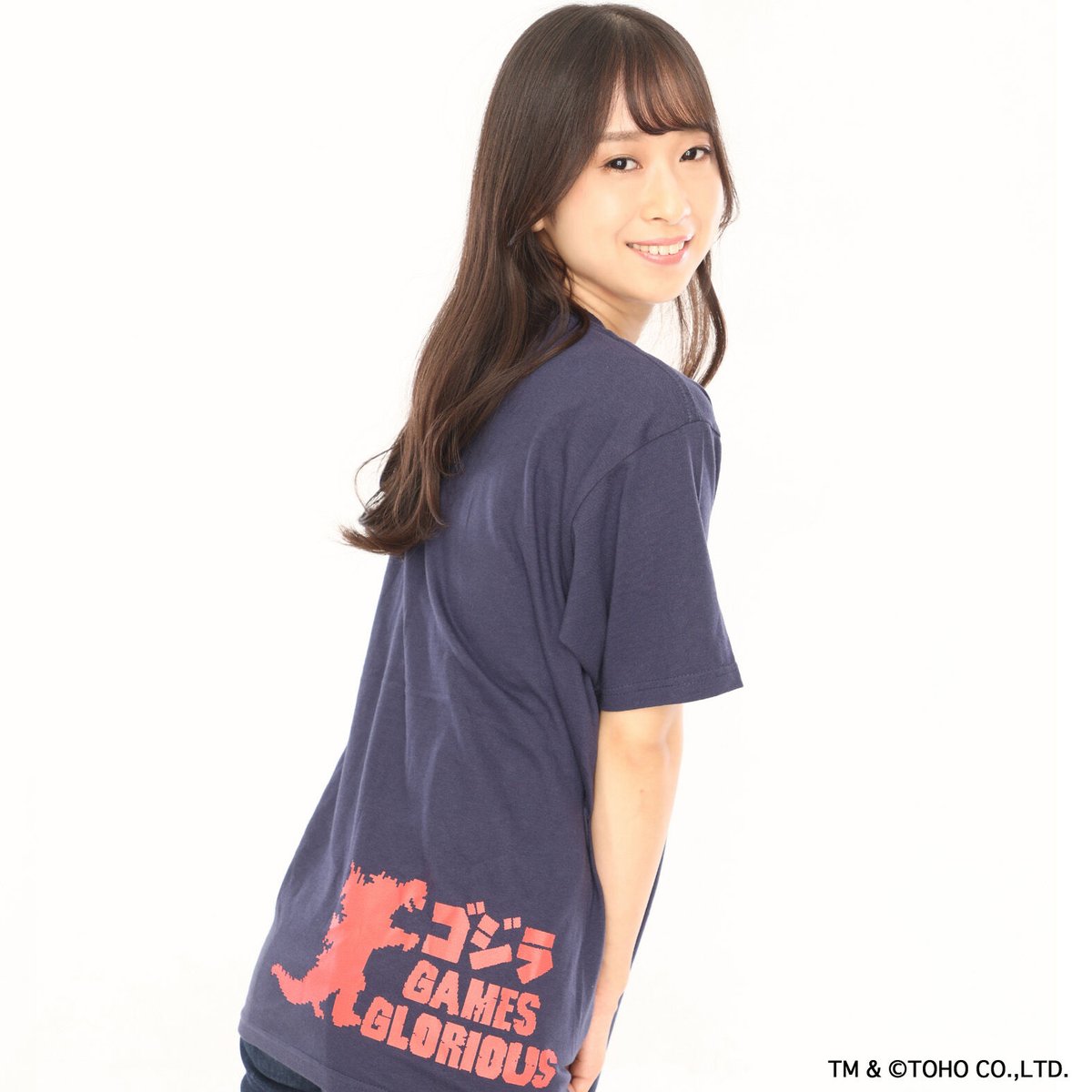 GG限定カラー】GODZILLA NES Startup Tシャツ -ミッドナイトブルー-