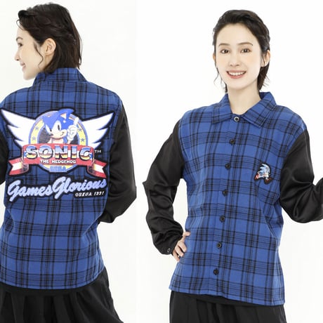 SONIC THE HEDGEHOG  プラッドシャツ