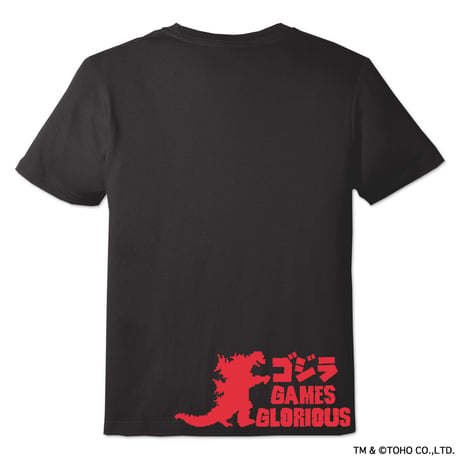 GODZILLA NES Startup Tシャツ -チャコール-