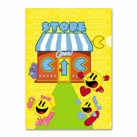 【SOLD OUT】GINZA  x PAC STORE x GAMES GLORIOUS クリアファイル (1)