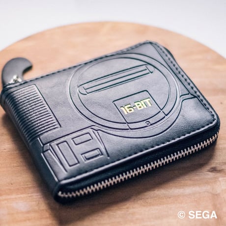 【SOLD OUT】MEGA DRIVE 型押しレザーウォレット