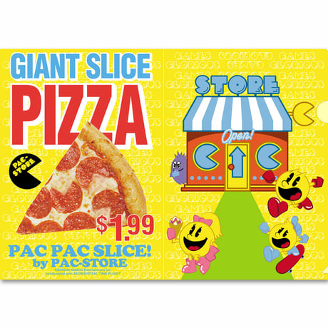 【SOLD OUT】GINZA  x PAC STORE x GAMES GLORIOUS クリアファイル (1)