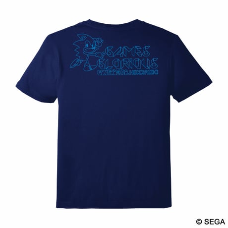 【SOLD OUT】SONIC THE HEDGEHOG x HOKKAIDO Tシャツ -NAVY-