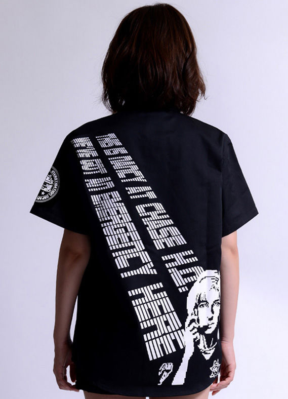 kuri1ellesseエレッセ 黒×グリーンのカッコいいゲームシャツXL fit=scale-down,w=1200