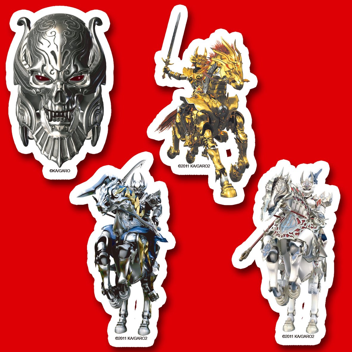 牙狼<GARO> モバイルフィットステッカー (全4種類) | games-glorious