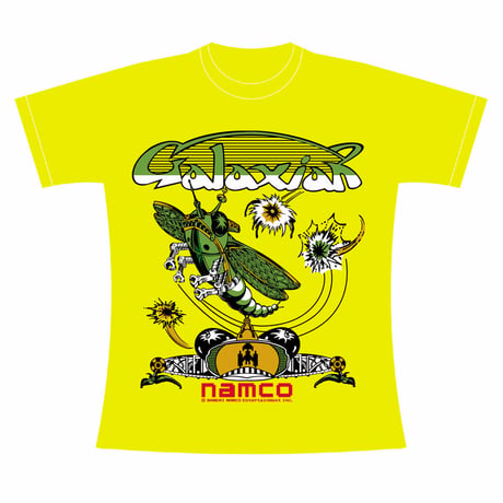【SOLD OUT】ギャラクシアン Arcade Comic`s Tシャツ (Yellow)