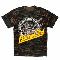 【SOLD OUT】数量限定！ バトルシティー  〜Camouflage Tee〜