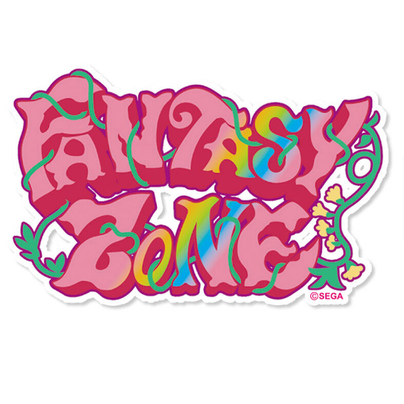 ファンタジーゾーン ロゴステッカー | games-glorious