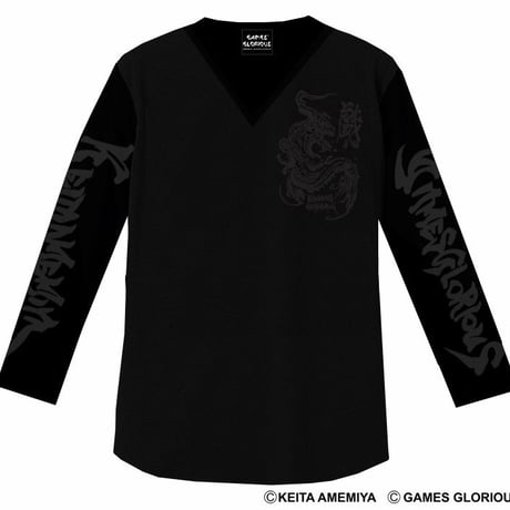 【KEITAAMEMIYA x GAMESGLORIOUS】K.A. Long Tee -Maryuu-