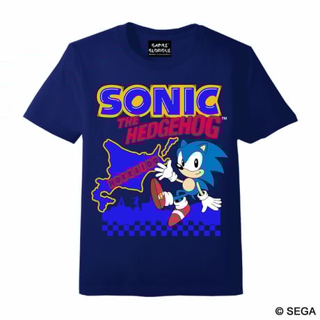 ソニック・ザ・ヘッジホッグ - 360°Tシャツ 92年当時物　シングルステッチ ソニック ザ ヘッジホッグ Tシャツ ワンポイント刺繍 ソニック