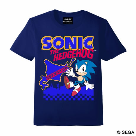 SONIC THE HEDGEHOG x HOKKAIDO Tシャツ -NAVY-