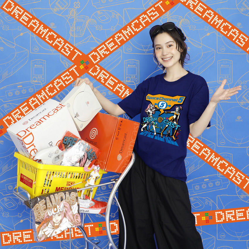 Danny k_5 さん専用　trove 2点セット　Tシャツ + ボトムス ドリームキャスト x スペースチャンネル5 Tシャツ -NAVY
