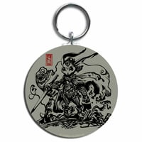 【KEITAAMEMIYA x GAMESGLORIOUS】Steel Keyring -Knight KISUKE-