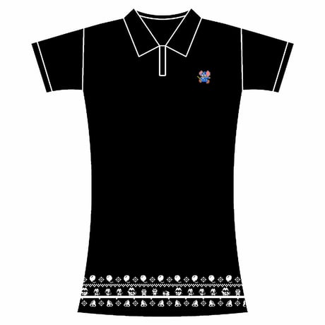 【SOLD OUT】マッピー ポロワンピース (Black)  〜MAPPY  Polo DressShirt〜