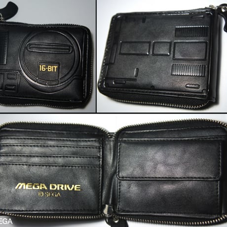 【SOLD OUT】MEGA DRIVE 型押しレザーウォレット