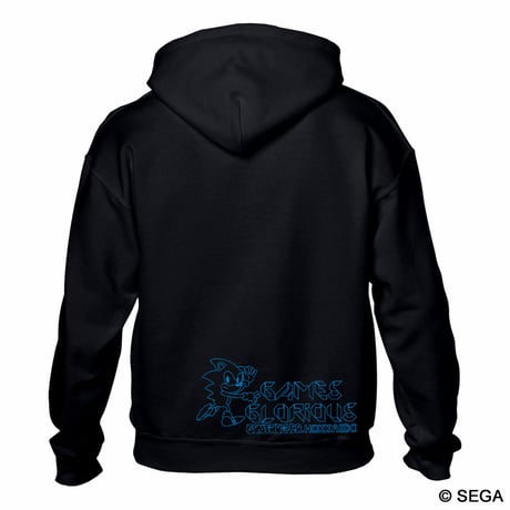 SONIC THE HEDGEHOG x HOKKAIDO スタイルパーカー -BLACK-