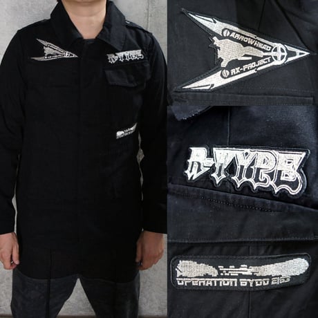 R-TYPE R-9 アーミージャケット -BLACK-