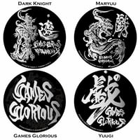 【KEITAAMEMIYA x GAMESGLORIOUS】 KEITA AMEMIYA Steel badge (4種類)