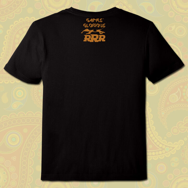RRR「Naatu Naatu 8-bit」Tシャツ | games-glorious