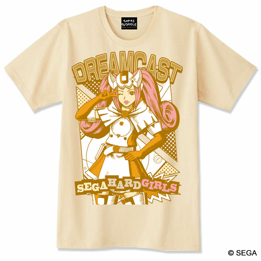 セガ・ハード・ガールズ x ドリームキャスト Tシャツ セガ・ハード・ガールズ x ドリームキャスト Tシャツ