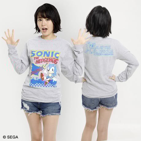 SONIC THE HEDGEHOG x HOKKAIDO ロングTシャツ -GRAY-