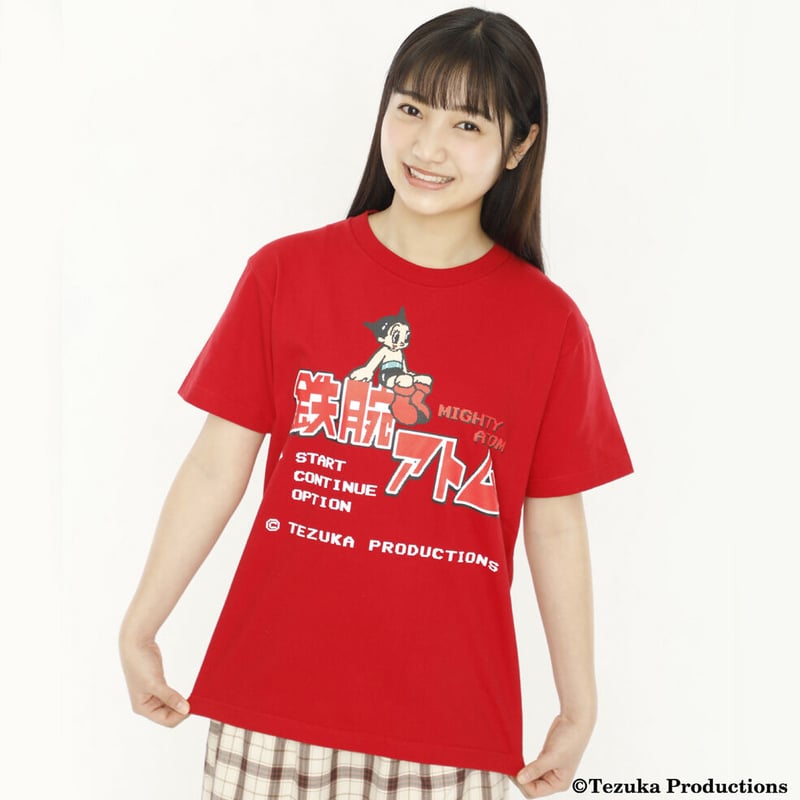 レビュー高評価の商品! Tシャツ Title 8-bit OUT】鉄腕アトム SOLD -RED- games | その他