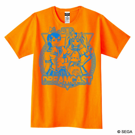 ドリームキャスト Real x Virtual Tシャツ -オレンジ-
