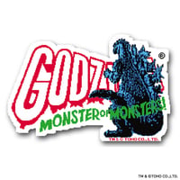NES版 GODZILLA タイトル画面 ロゴ ステッカー