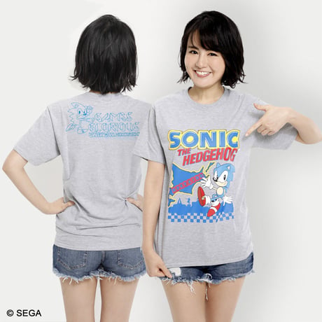 【SOLD OUT】SONIC THE HEDGEHOG x HOKKAIDO Tシャツ -GRAY-
