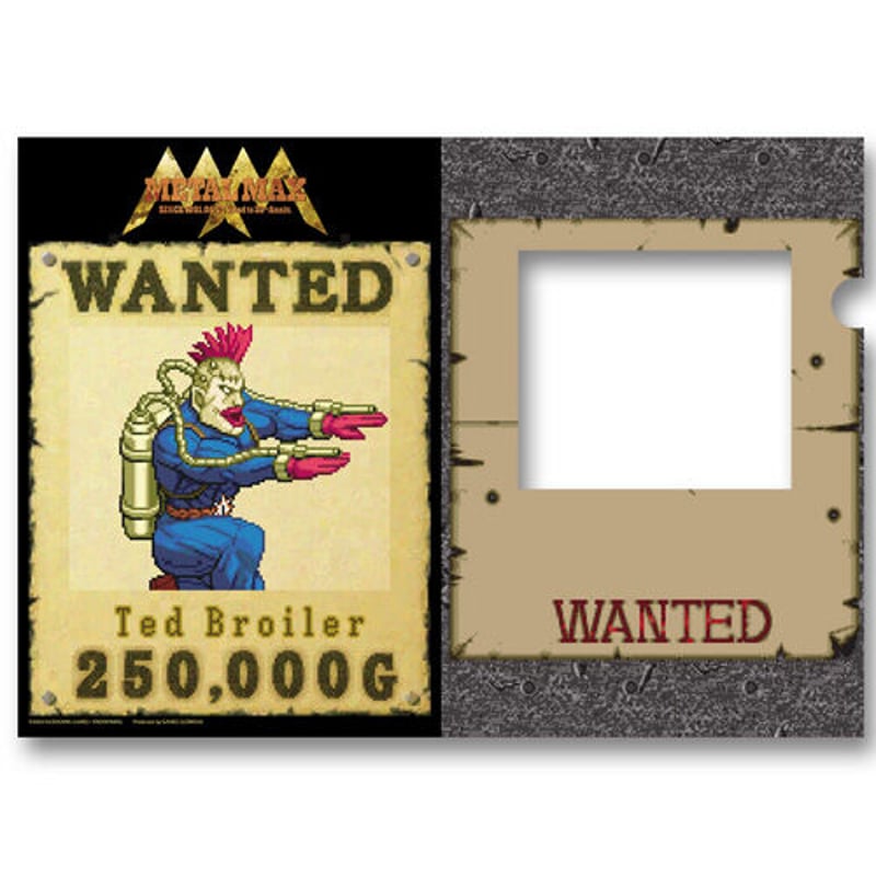 SOLD OUT】メタルマックス2 手配書クリアファイル | games-glorious