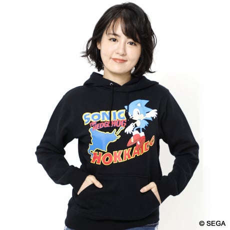 SONIC THE HEDGEHOG x HOKKAIDO スタイルパーカー -BLACK-