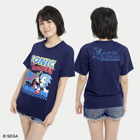 【SOLD OUT】SONIC THE HEDGEHOG x HOKKAIDO Tシャツ -NAVY-