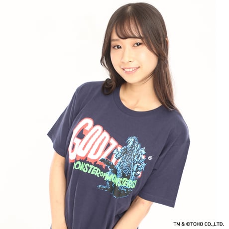 【GG限定カラー】GODZILLA NES Startup Tシャツ -ミッドナイトブルー-