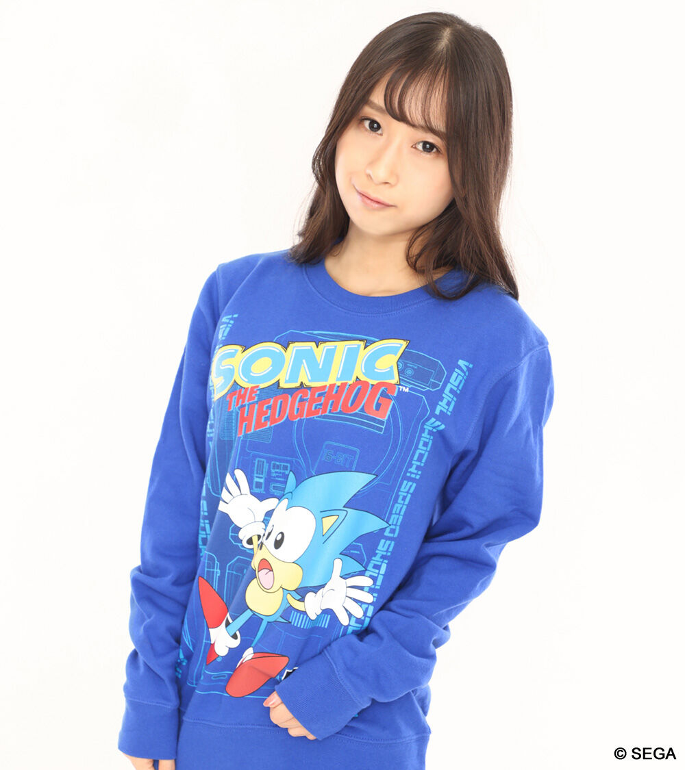 【限定カラー】SONIC x MEGA DRIVE スウェットシャツ -ソニックブルー-