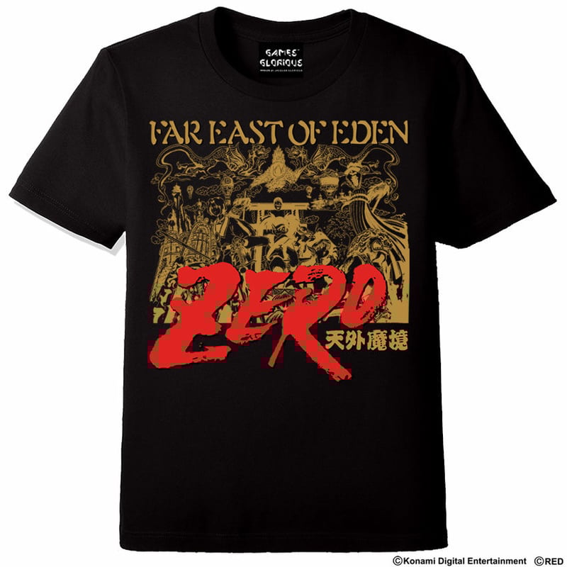 SOLD OUT】天外魔境ZERO Tシャツ -ブラック- | games-glorious