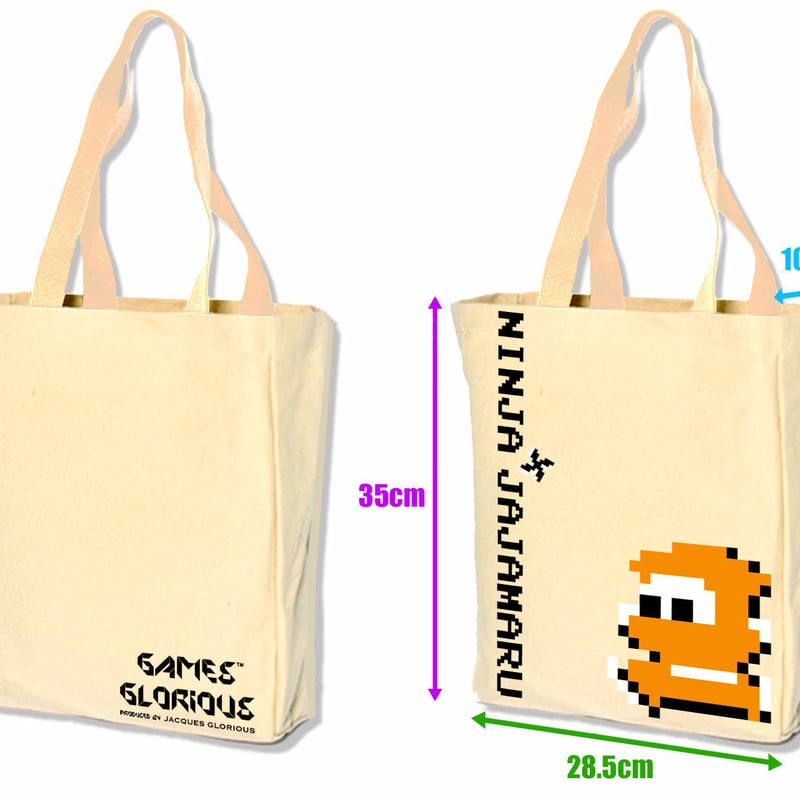 SOLD OUT】忍者じゃじゃ丸くん「ニンジャトートバッグ」 | games-glorious