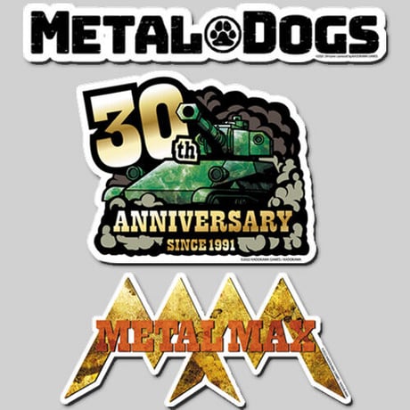 【SOLD OUT】メタルマックスシリーズ   ロゴステッカー