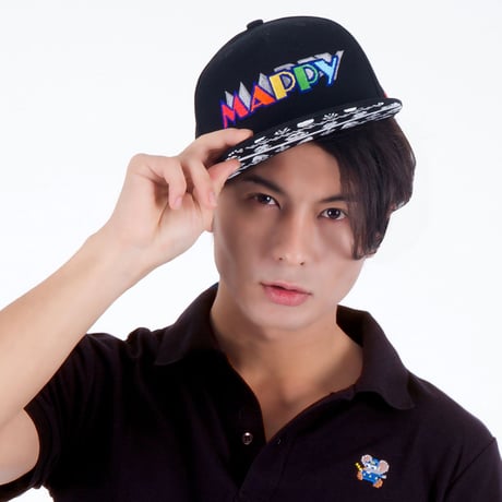 【SOLD OUT】マッピー (MAPPY)  Snapback Cap (BLACK)
