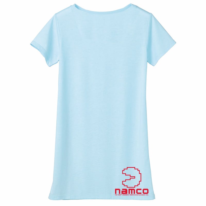 パックマン Arcade Comic`s Tunique T-Shirt (Sky Blue